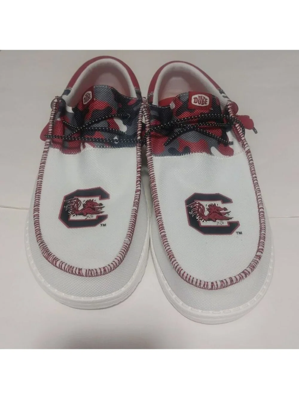 Hey Dude Wally Mens Size 15 South Carolina Gamecocks Casual Slip On Shoes Loafer